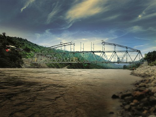 120_metre_Steel_Truss_Bridge_Cantilever_Over_Arun_River_Nepal_02