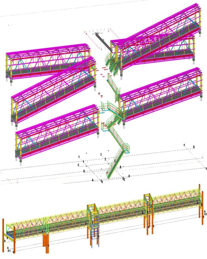 Building_Steel_Structure_10_Type_Classification_8_Steel_trestle_bridges_and_corridorss