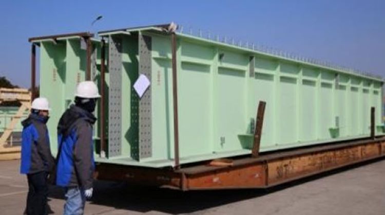 Oro Bridge Girder Frame works: Client accompany for loading port visit,  Ensuring secure loading and damage prevention of coatings 