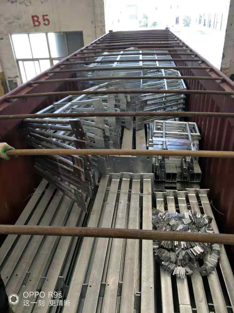 Container Reefer Rack Steel Scalffolding,Shuaiba Container Terminal,Kuwait: Structures Fabrication,Galvanization and Packing and Container Under-going