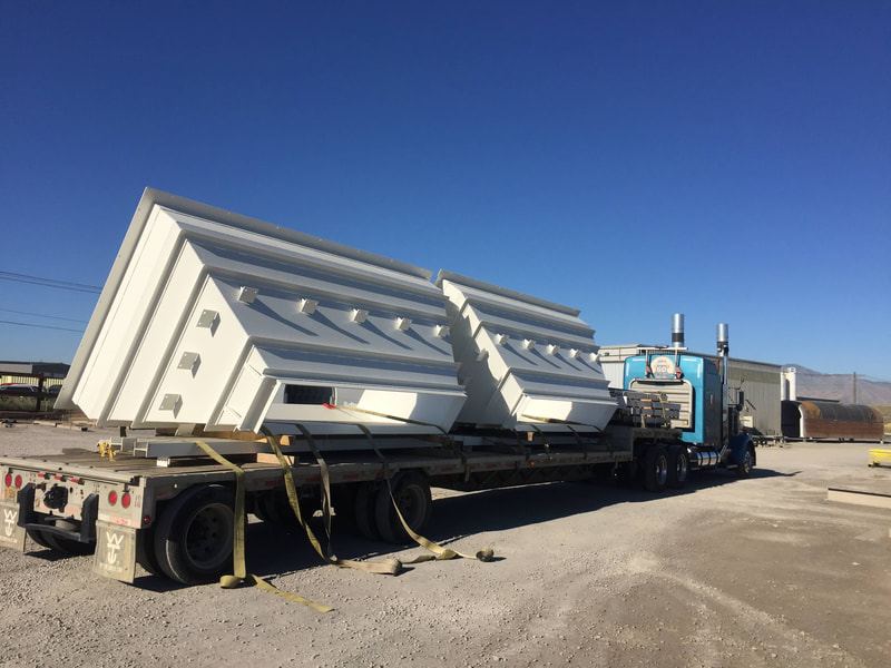 custom steel chute delivery