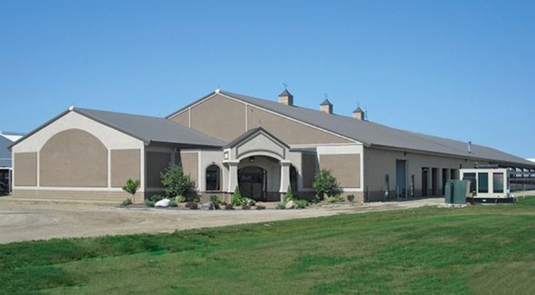 Dairy_Parlor_Metal_Building_With_Cow_Milking_Rotary_and_Partial_Mezzanine_01