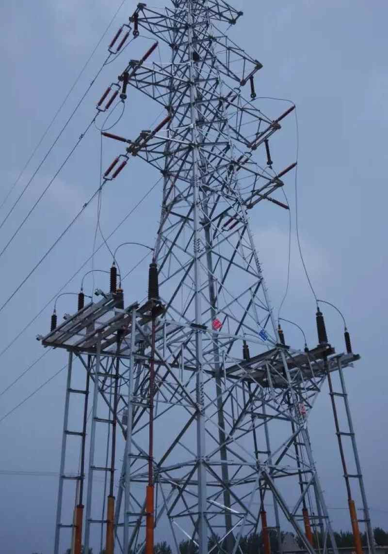 Dead End Tension Strain Towers | Overhead Line Power Transmission Lines