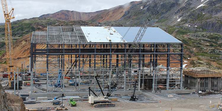 High_Grade_Gold_Mine_Process_Building_Steel _Structure_Plant_Canada_01-Main-processing-workshop