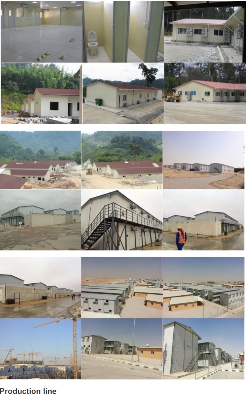 Light Steel Worker Labor Camp Houses,Finished Products and Projects