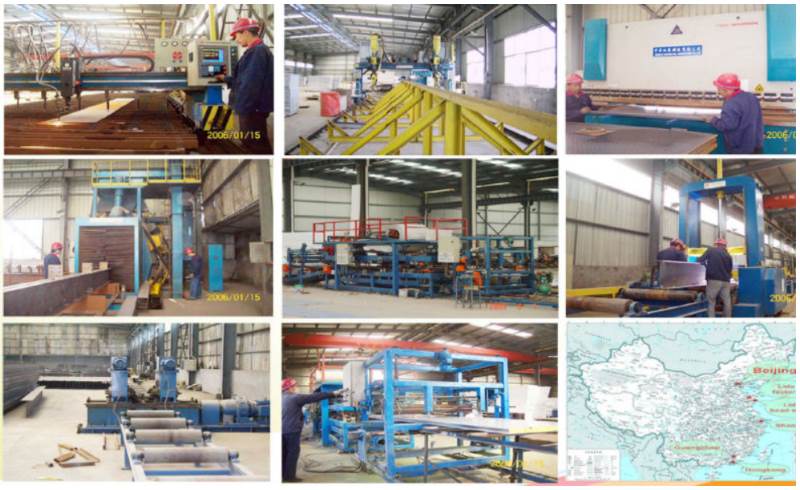 Light Steel Worker Labor Camp Houses,Production Lines and Facilities