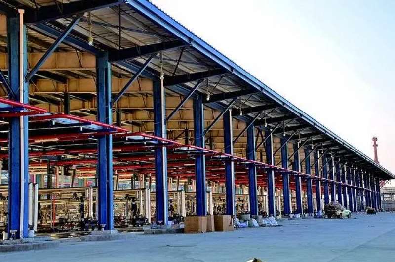 LNG Truck Loading&Unloading Skid Island Roof Canopies