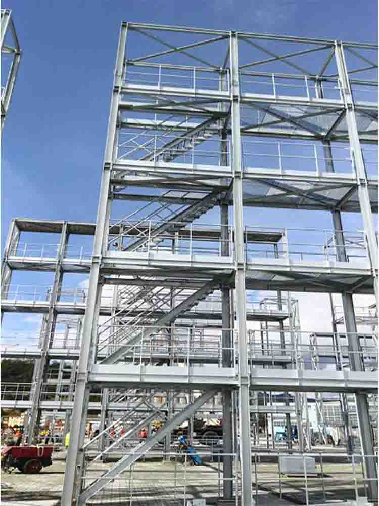Maersk Multifunctional Reefer Rack Steel Platforms Italy: Site Steel Structure Installation Supervision