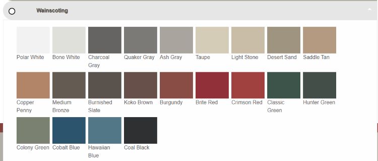 Metal_Building_Colors_7_Steel_Structure_Hangar_Wainscoting_Color_Options
