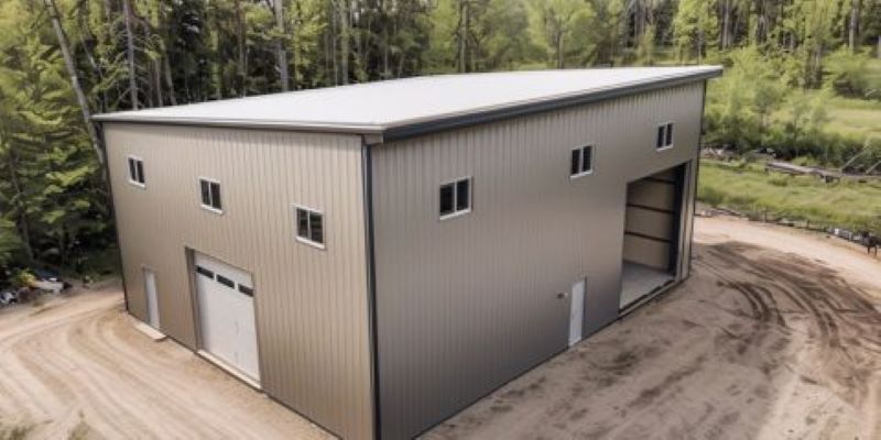 Metal Shouse Shed House 40x60 | Custom Shop Home Kit Packages