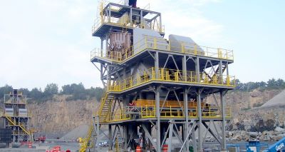 Double Screening Tower Stations with Transfer Chutes | Steel Structures