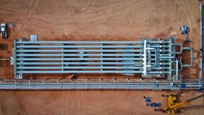 8-Finger Cryo Single Slug Catcher With Double Downcomer for Train Station 