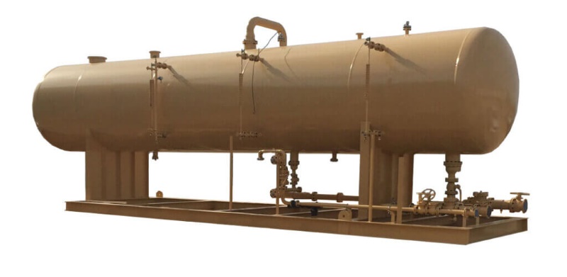 Slug Catcher Vessel for oil gas production