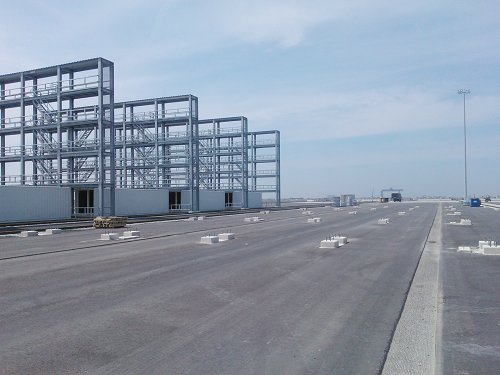 Steel_Reefer_Racks_and_Reefer_Safety_Tunnels _For_APM_Terminal_Maasvlakte II_7_Foundation_Prepration