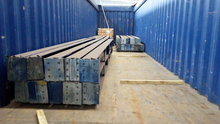 Steel Steel Reefer Racks for Staking Cold Storage Containers of Berths,Umm Qasr,Iraq: Completion of Installation
