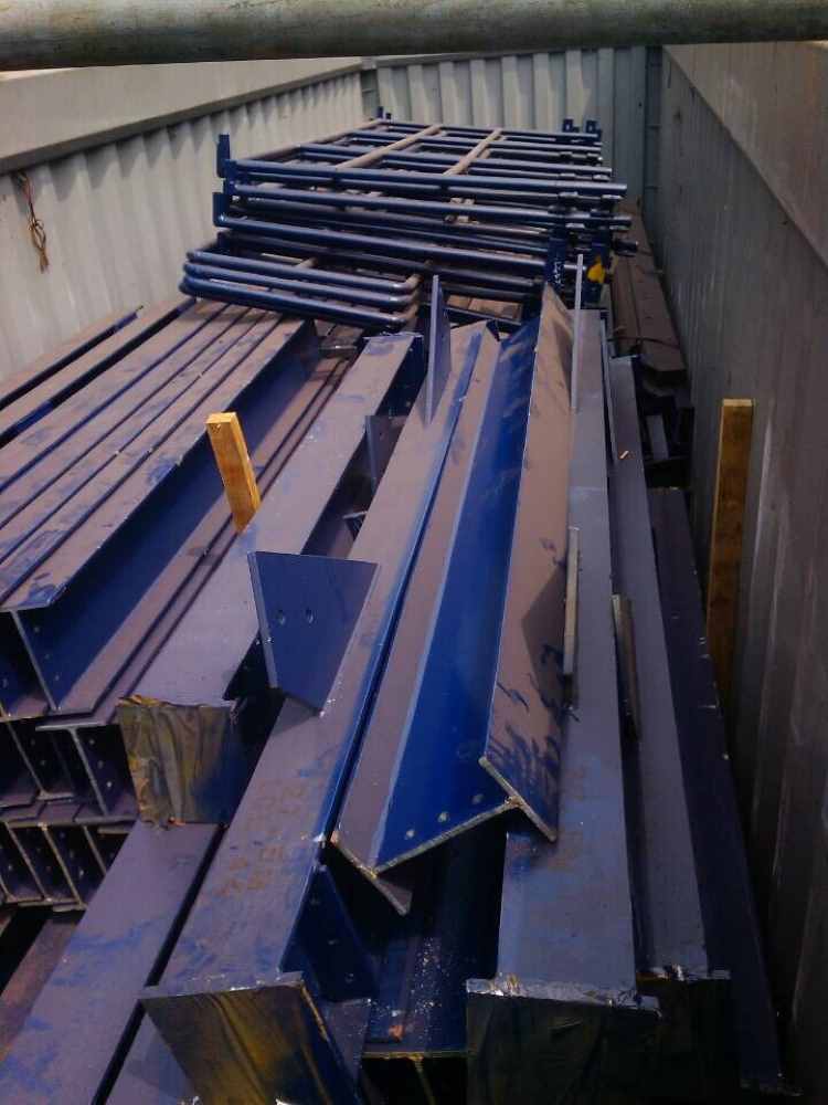 Steel Steel Reefer Racks for Staking Cold Storage Containers of Berths,Umm Qasr,Iraq: Completion of Installation