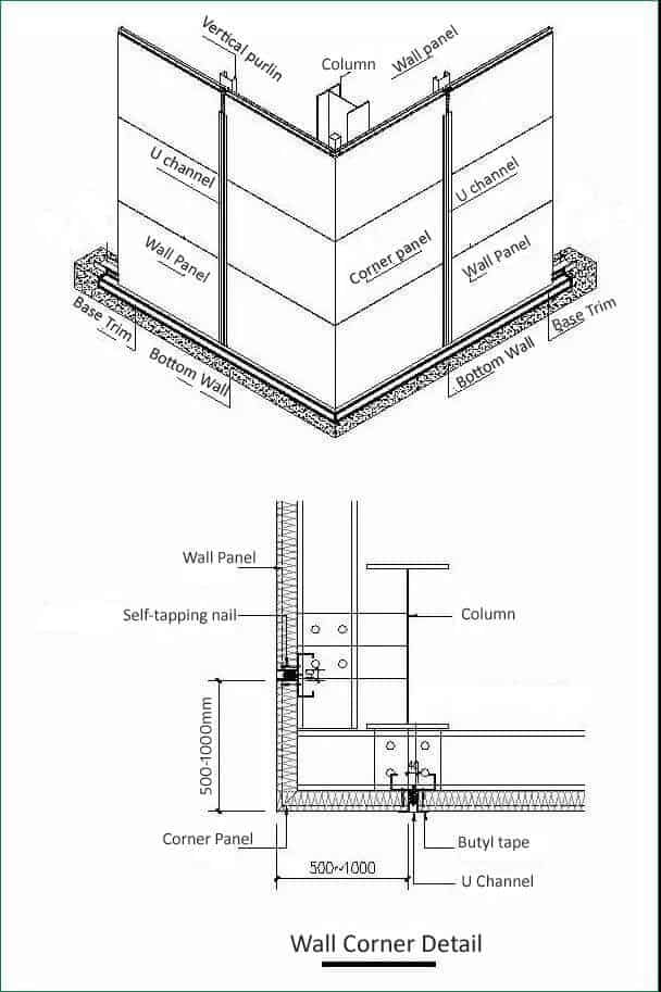 The_installation_of_Wall_Panel_16_wall-corner